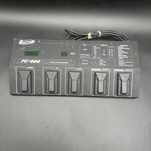 Elation Professional LSC FC-400 Stage Lighting DMX Foot Controller Untested